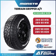 Monsta Terrain Gripper AT 18" 265 285 60 R18 20" 265 285 50 55 R20  4X4 4WD Tyre (1 Tire)