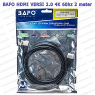 Bafo 2meter Hdmi 2.0 Cable 4K 60Hz Hdmi V2.0 M-M Gold 3D 2M Callamy