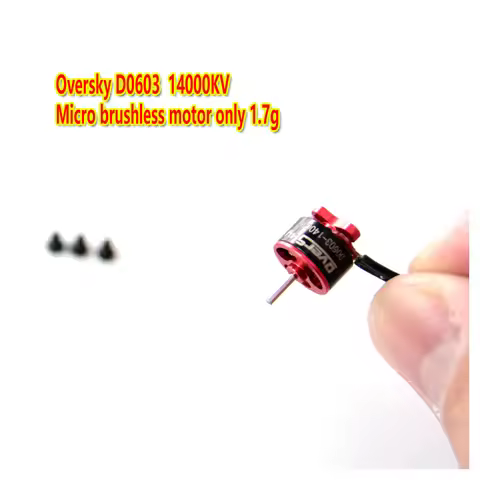 Oversky Racing Edition D0603 20000KV 16000KV 14000KV 1-2S Brushless Motor For mini airplane l Multic