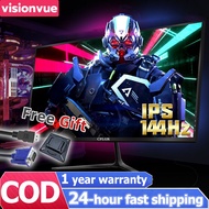 Visionvue Monitor 24Inch 144HZ Gaming Curved Monitor PC With Speaker 75-165HZ/1080P/1MS FHD LCD Disp