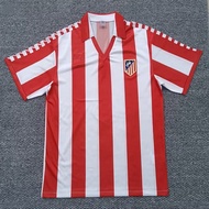 france jersey football jersey 82/83 Jersi retro/kemeja gelombang/kemeja tunggal Atletico Madrid di r