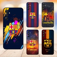 Samsung A34 5G phone case with black border Barcelona Barca