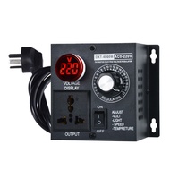 Complete Dimmer AC 4000W Lampu Motor Gerinda Bor Kipas 220v Dimer PWM