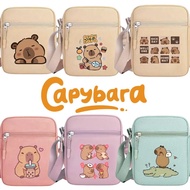 Capybara Shoulder Bag Crossbody Bag Fashion Printed Small Square Bag Children's and Adult Travel Ver