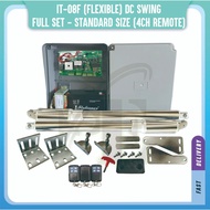 Autogate IT-08F (Flexible) DC Swing Folding Arm Motor Full Package Kit
