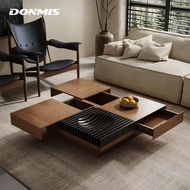 YISONG Square Solid Wood Nordic Coffee Table 茶几