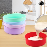 [SH]Silicone Cake Mold 4 6 8 10 Inch Easy Demoulding Heat Resistant DIY Round Shaped Pastry Mould for Kitchen