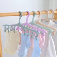 GANTUNGAN H8888 - 8in1 Clothes Hanger/8 in 1 Socks Hanger/8-Pin Multifunction Clothes Hanger