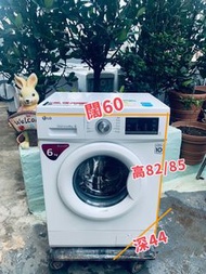 薄身 大眼雞洗衣機 LG WF-T1206MW 可飛頂 95%新 包送貨安裝