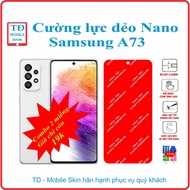 Toughened flexible screen protector for Samsung A73 phone