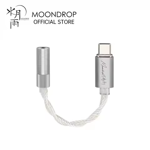 MOONDROP ECHO-A High-Resolution 3.5mm Single-Ended Portable DAC/AMP USB-C Decoder Amplifier