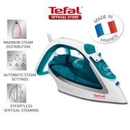 Tefal Easygliss Steam Iron FV5718 - 2500W, Durilium Airglide Soleplate, Anti-drip, 195g/min steam boost, Made in France