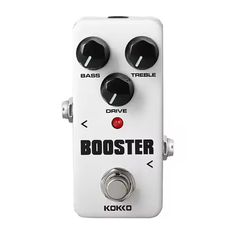 KOKKO Electric Guitar Effect Pedal FBS2 Two Band EQ Booster Effect Pedal True Bypass Mini Single Gui