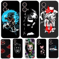 Case For Motorola MOTO G35 G85 Case Soft Silicone Phone Cover Black Tpu Classic Anime