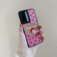 Rainbow case เคส Sonny Angel ลายผลไม้ ขอบนิ่ม กระจกหัวใจ สำหรับไอโฟน6 6s i7 i8 6plus 7plus 8plus i11