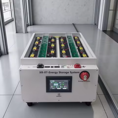 XR07-48V280AH Power Box LiFePO4 Battery Case Solar Home Energy Storage 16S 51.2v DIY Kit For JK BMS 