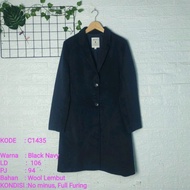 Coat , Long Coat, Long Blazer Winter Wool Preloved 049