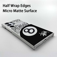 For Samsung S25 Ultra S24 Ultra S24 Fe A56 S23 Fashion No.8 Ball Frosted Hard Phone Case S22 S21 FE 