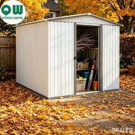 Outdoor tool shed, storage box, locker, outdoor metal shed