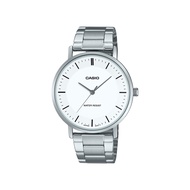 (2 Years Warranty) Casio MTP-VT04D Series Men Analog Watch Silver Stainless Steel Strap (TWP-01)