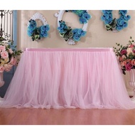 Latest glitter table skirt