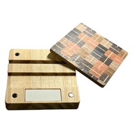 木質方塊擴香手機架 方格 客製化禮物 手機支架 手機座 化妝鏡