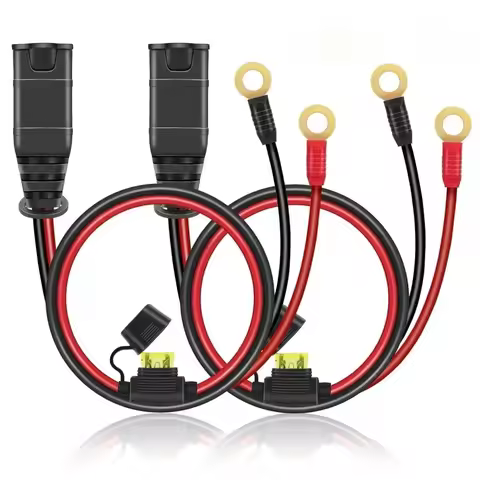 1/2 Pack Wire Harness for NOCO GC002 X-Connect 6mm Smart Batteries Trickle Charger Cable Battery Ten