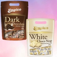 BINO EMPICO (WHITE / DARK) PREMIUM CHOCOLATE NEAP SUGAR FREE PEK EKONOMI JUMBO HALAL
