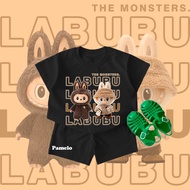 KATUN Pamelo.id The Monster Labubu Children's Suit Combed Cotton 24s One Set Combed Cotton Children'