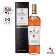 麥卡倫 - Macallan 12 Years Old Highland Single Malt Scotch Whisky Sherry Oak Cask 麥卡倫12年雪莉桶單一麥芽威士忌(黑色盒)