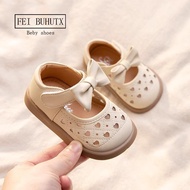Female Baby Shoes Summer Girl Princess Sandals Breathable Soft-Soled Toddler Shoes Hollow Small Leat