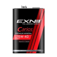 EXN Carios SAE 15W-40 Premium Mineral Engine Oil (4L) SAGA WIRA 15W40 Minyak Hitam Combo Oil Filter