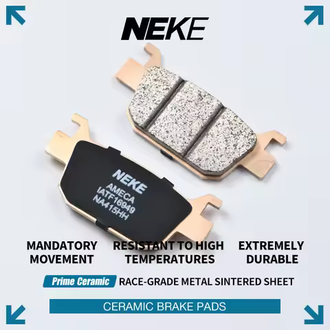 NEKE Sintered Metal Motorcycle Brake Pads for Honda Forza NSS350 ADV350 PCX160 NS150GX & Harley Davi