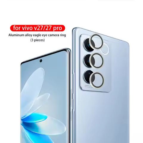 For vivo V27 Pro 2023 Aluminum Alloy eagle eye camera ring vivov27pro V 27 6.78'' Metal Frame Ring C
