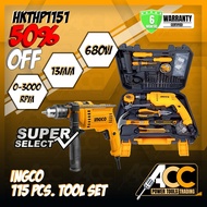 INGCO Impact Drill with Tool Set 680w (HKTHP11151)