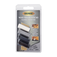 BRIWAX 木製品補色修復棒 18 x 9.5 x 2cm 灰色系