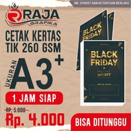 CARTON 260 GSM/ART PAPER A3+ SIZE 1 SIDE