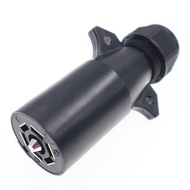Trailer Wiring Plug Detachable 7 Way Round RV-Style Trailer Side Connector 7 Pin Trailer Wiring Plug