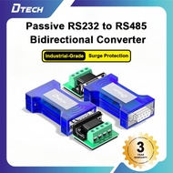 DTECH RS232 To RS485 Converter Passive RS232 RS485 Industrial-Grade Serial Communication Data Adapte