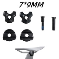 【Fast Shipping】 Bike Seatpost Clamp for Carbon Saddle Rails 7x9/7x7mm Bicycle Oval/Round Clip