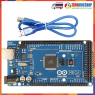 บอร์ด MEGA2560 MEGA 2560 R3 ATmega2560-16AU 100% compatible with Arduino พร้อมสาย USB 1 ชุด by ZEROB