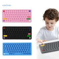 SOME Keyboard Shape Teething Toy Silicone Baby Teether Toy for Babies 0-3 Months 3-6 Months Baby Che