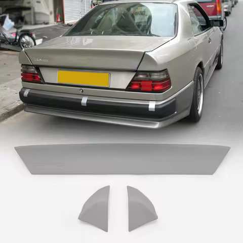 Rear Spoiler Fit E-Class W124 2 Door Sedan 200TE E220 230TE E280 300TE 250D - AMG Style Rear Spoiler