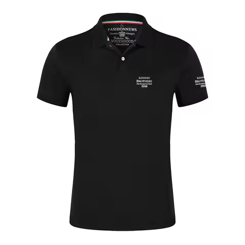 2025 Lehman Brothers Risk Management Department New Men Summer Comfort Fashion Personal Embroidered 