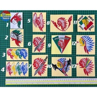 APACHEE DESIGNS STICKER CUTTING OVERLAPPING REFLECTIVE