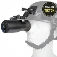 MAX Digital Night Vision Goggle - Head & Helmet Mounted, Wide Viewing, 1x Magnification Lens, USB Re