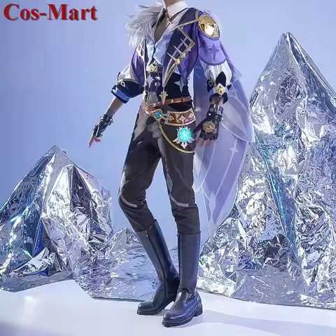 Cos-Mart Game Genshin Impact Kaeya Cosplay Costume Mondstadt Knights Handsome Combat Uniform Activit