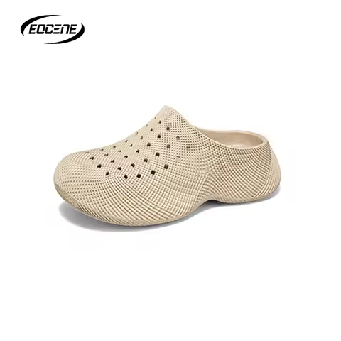 Slippers Cloud-Like Cushioning ‌EOCENE Men's Trendy Closed-Toe Slippers Summer Beach Shoes Non-Slip 