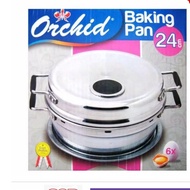 Baking pan 24 orchid baking pan/