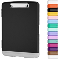 Piasoenc Clipboard with Storage, 8.5 x 11 Organization Box with Pen Holder and A4 Legal Paper Folder